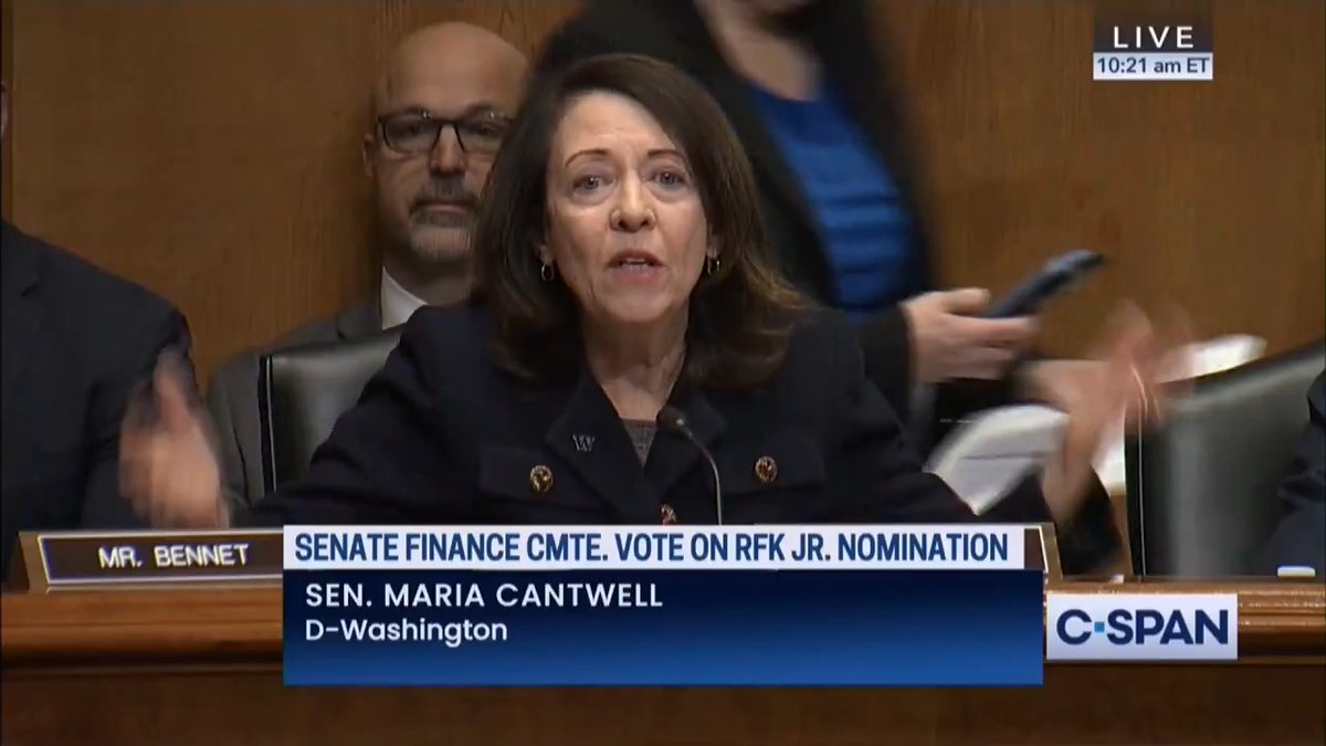 Today I voted NO on RFK Jr.’s nomination to be Health Secretary. I need someone at HHS who is going to say we are going to be a leader in medical technology, science, and vaccines. And I don't want a recalcitrant. I need a leader.