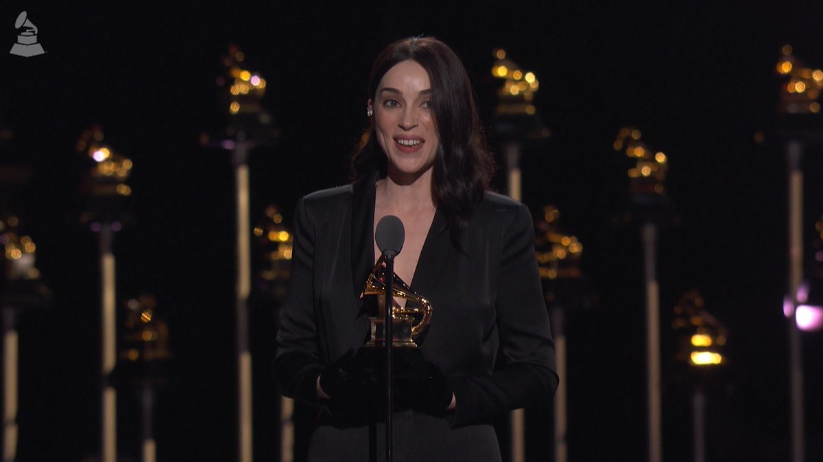 Congrats Best Rock Song winner - "Broken Man" St. Vincent. #GRAMMYs ICYMI, rewatch the #GRAMMYPremiere Ceremony: