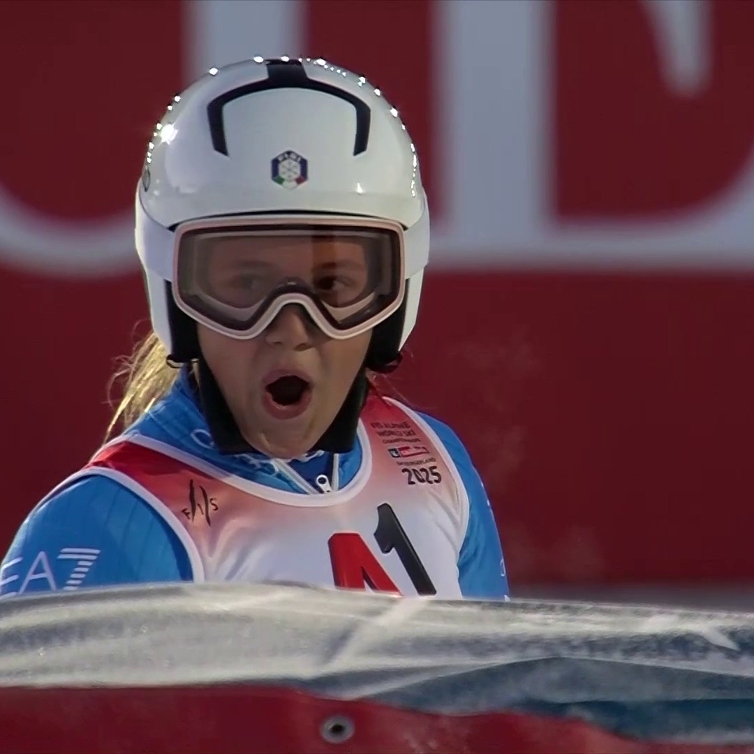 pov: vinci il tuo primo oro Mondiale a 18 anni 💫🇮🇹 #Collomb #Saalbach2025 #EurosportSCI