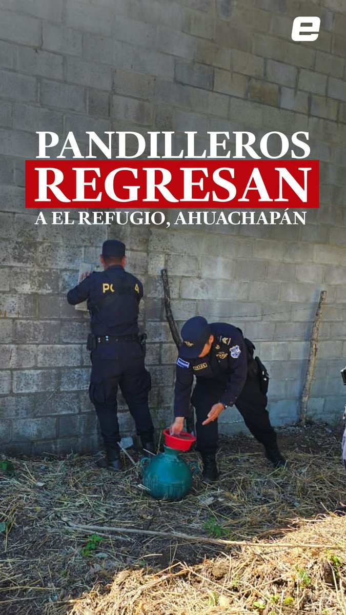 #Video | Pobladores de la comunidad El Refugio, en el distrito del mismo nombre, del departamento de Ahuachapán, señalaron que un grupo de aproximadamente ocho miembros del grupo criminal Pandilla 18, se han reorganizado y asentado en ese sector, aprovechando la nula presencia policial. Entérate 👉