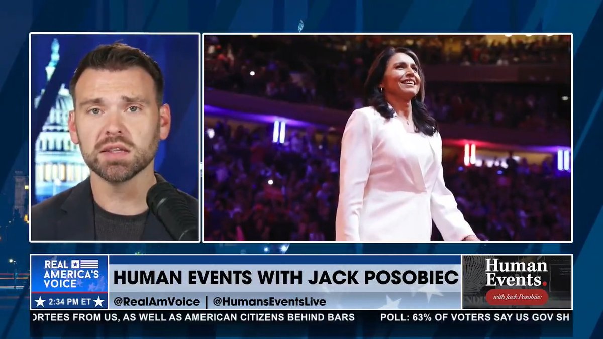 BREAKING: 9-8 TULSI GABBARD HAS THE VOTES "Tulsi Gabbard passing a key check point on her way to becoming your director of national intelligence." Jack Poso 🇺🇸