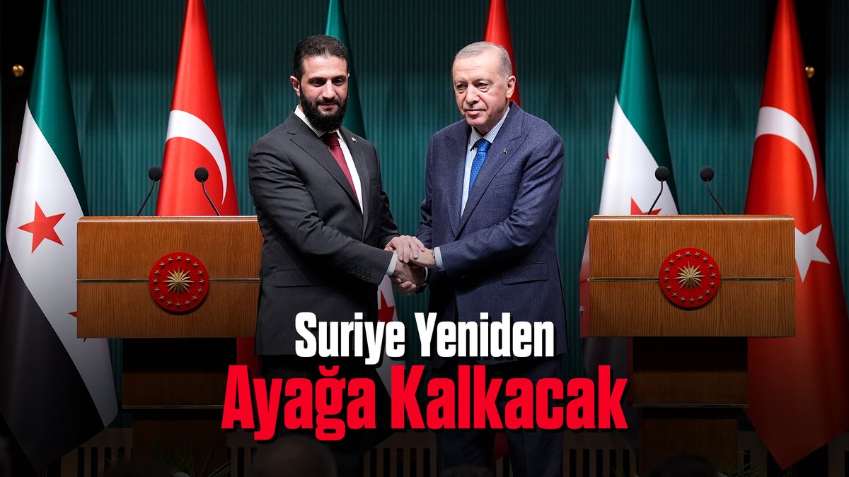 Direniş azimleriyle bölgeye ve mazlumlara ilham olan Suriyeli kardeşlerimizin, Allah’ın izniyle ülkelerini tekrar ayağa kaldıracaklarından hiçbir şüphe duymuyoruz.