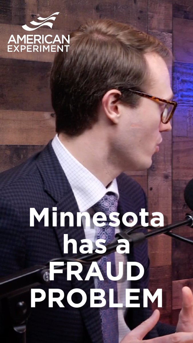 Minnesota STANDS ALONE in the frequency and scale that we've seen in public services fraud....totaling over $610 MILLION since 2019. Hear more on what Senator Rasmusson (Jordan Rasmusson) has to say on the latest episode of the American Experiment Podcast here:
