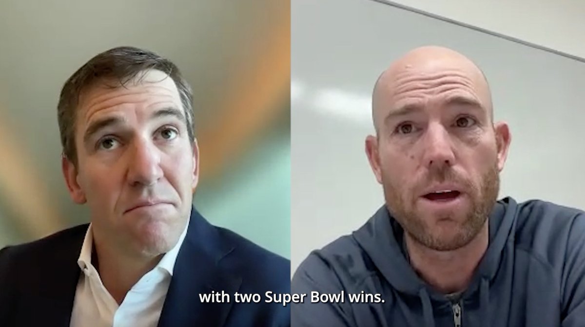 🗣️ "You beat Tom Brady ... MULTIPLE TIMES!" Robbie Gould is picking ELI to win the Kick of Destiny 🎯 #TeamEli | #KOD3