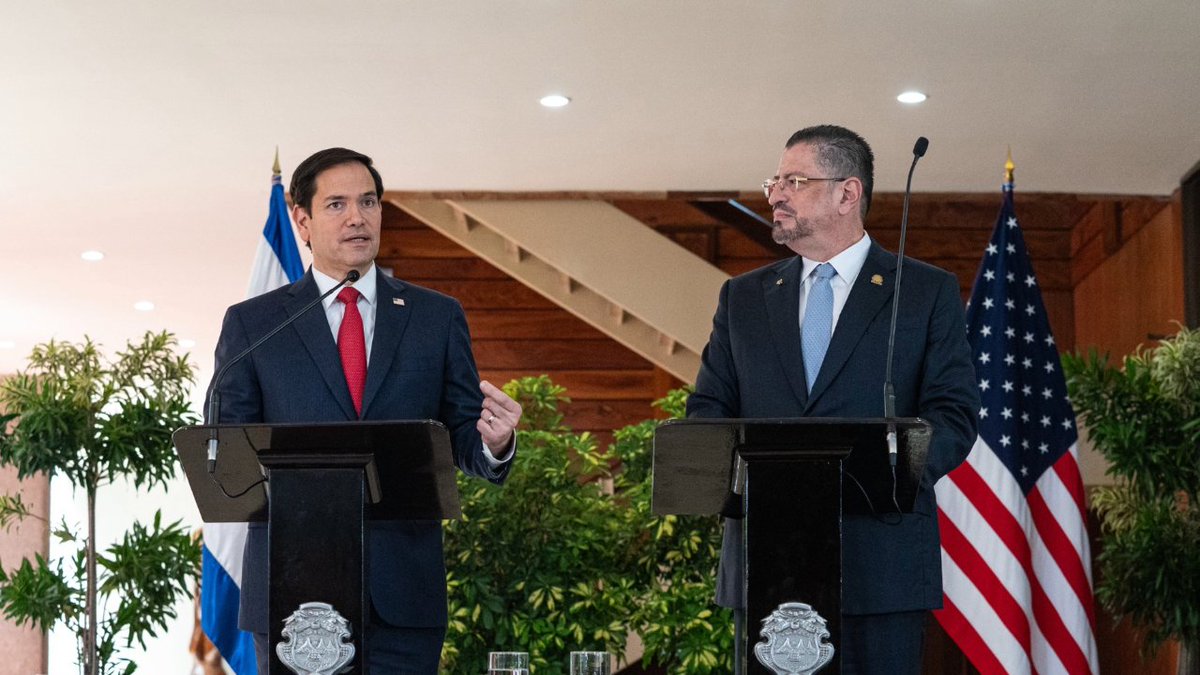 Costa Rica has been very firm on the security of their 5G system, only allowing trusted vendors to bid on it. It's important — 5G is going to be a critical technology for the development of all the industries that are going to drive the 21st century. — Secretary Marco Rubio