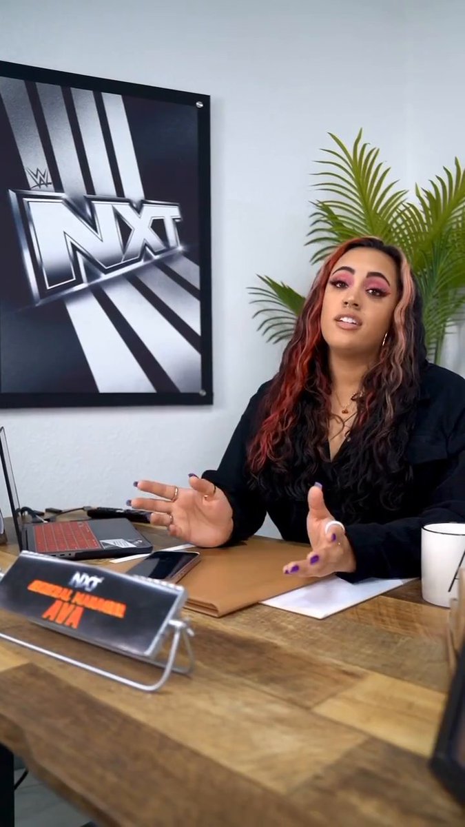 🚨 🚨 🚨 A V A has some news regarding a HUGE tag team match in the Women's Division for tonight's #WWENXT! 📺 8ET/7CT on The CW
