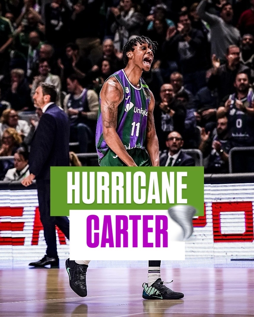 ๐ต Tyson Carter becomes the ๐๐ข๐ซ๐ฌ๐ญ ๐๐๐ ๐ฉ๐ฅ๐๐ฒ๐๐ซ ๐ญ๐จ ๐ฌ๐๐จ๐ซ๐ ๐๐๐ฉ๐ญ๐ฌ ๐ข๐ง ๐ฎ๐ง๐๐๐ซ ๐๐ ๐ฆ๐ข๐ง๐ฎ๐ญ๐๐ฌ! ๐ฅ #BasketballCL