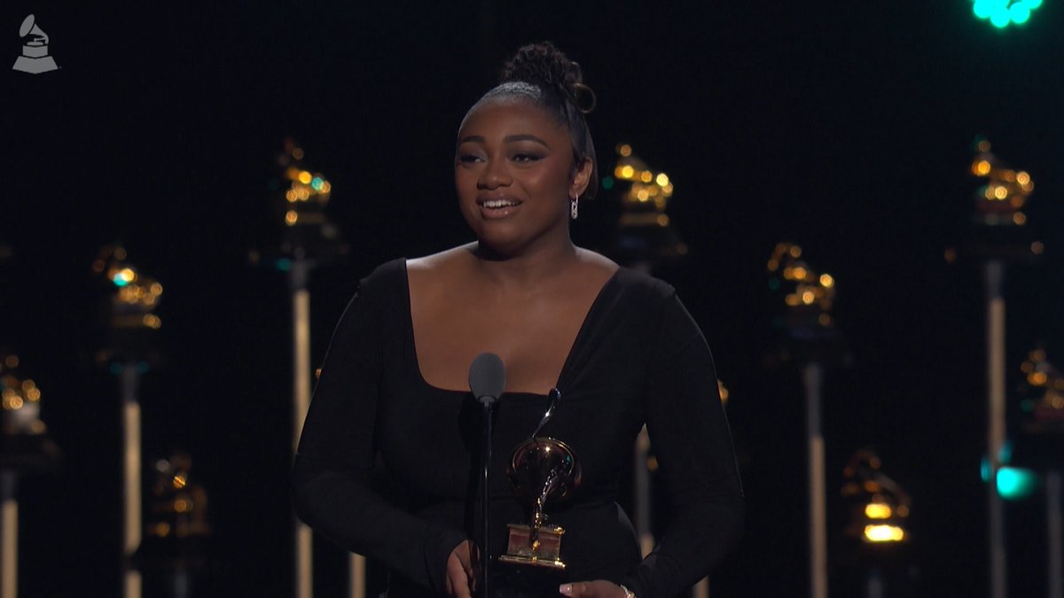 Congrats Best Jazz Vocal Album winner - 'A Joyful Holiday' @samarajoy99. #GRAMMYs ICYMI, rewatch the #GRAMMYPremiere Ceremony: