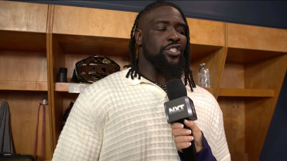 "I don't owe Trick a single thing." Oba Femi wwe has no worries ahead of tonight's main event. 😤 #WWENXT
