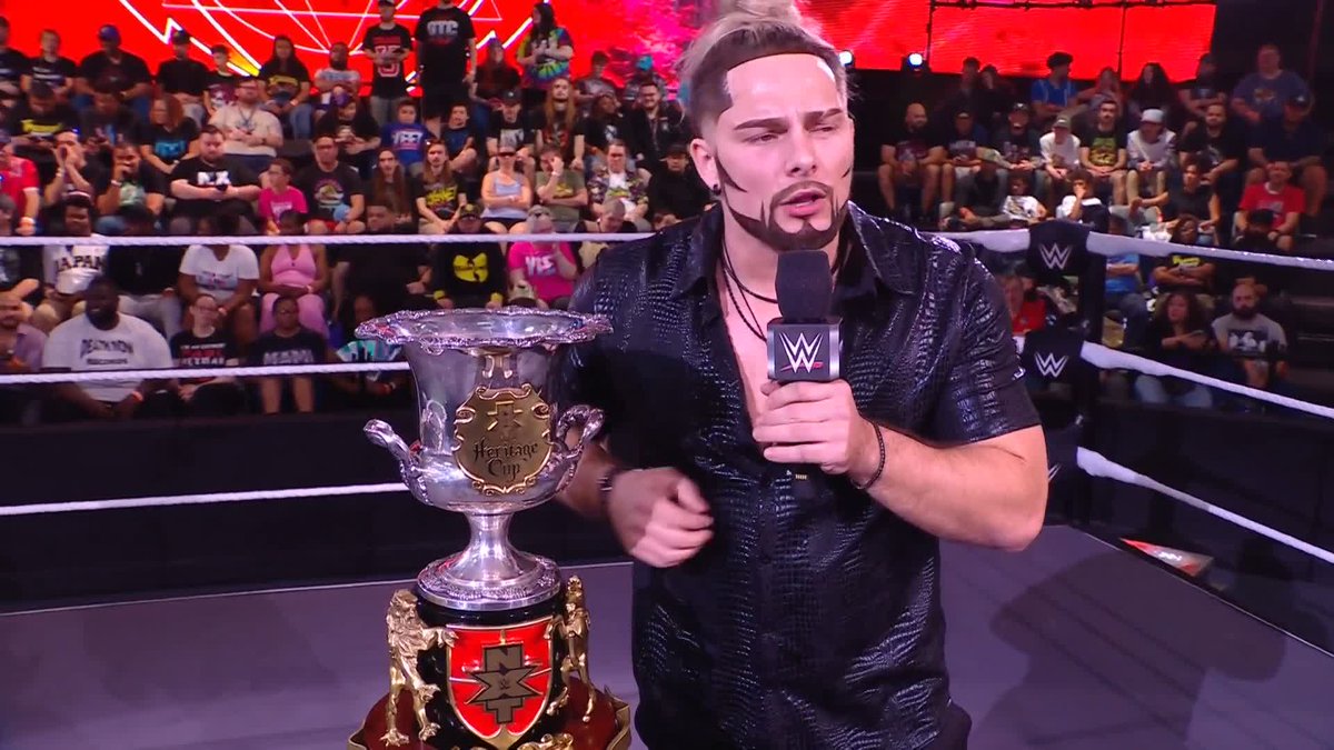 Can he do that?! King just changed EVERYTHING about the Heritage Cup! 😳 #WWENXT