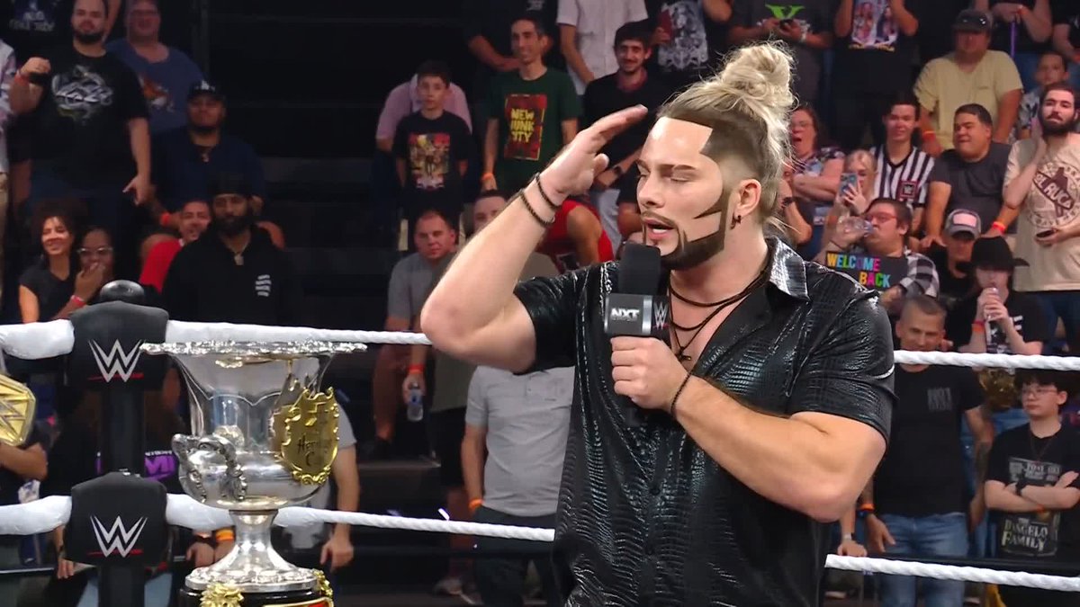 "The name is JDC and I'm here representing The System for TNA Wrestling." King was NOT expecting Dango to show up! 🔥 #WWENXT