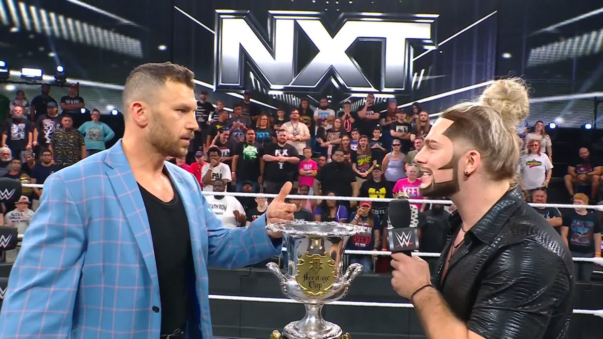 Well that changes EVERYTHING! 😳 JDC vs. King for the Heritage Cup NEXT WEEK?!? 👀 #WWENXT