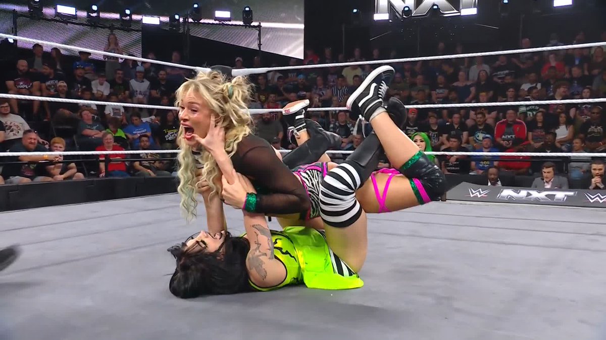.Tater is pulling out all the stops tonight! 😲 #WWENXT