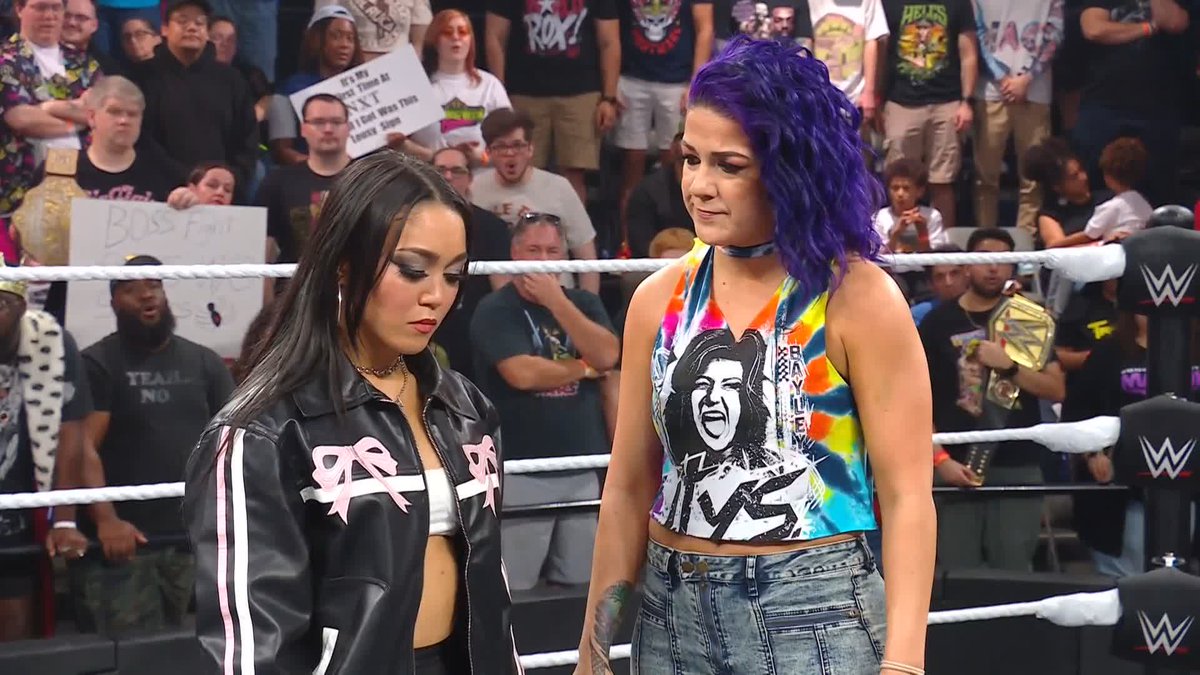 "You have no respect for any of that!" Bayley is not playing with roxanne! 😳 #WWENXT