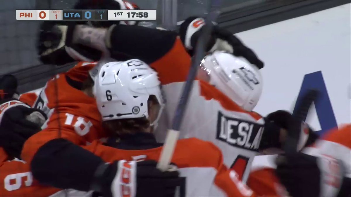 Grab that puck! 🙌 Rodrigo Abols has his first NHL goal!