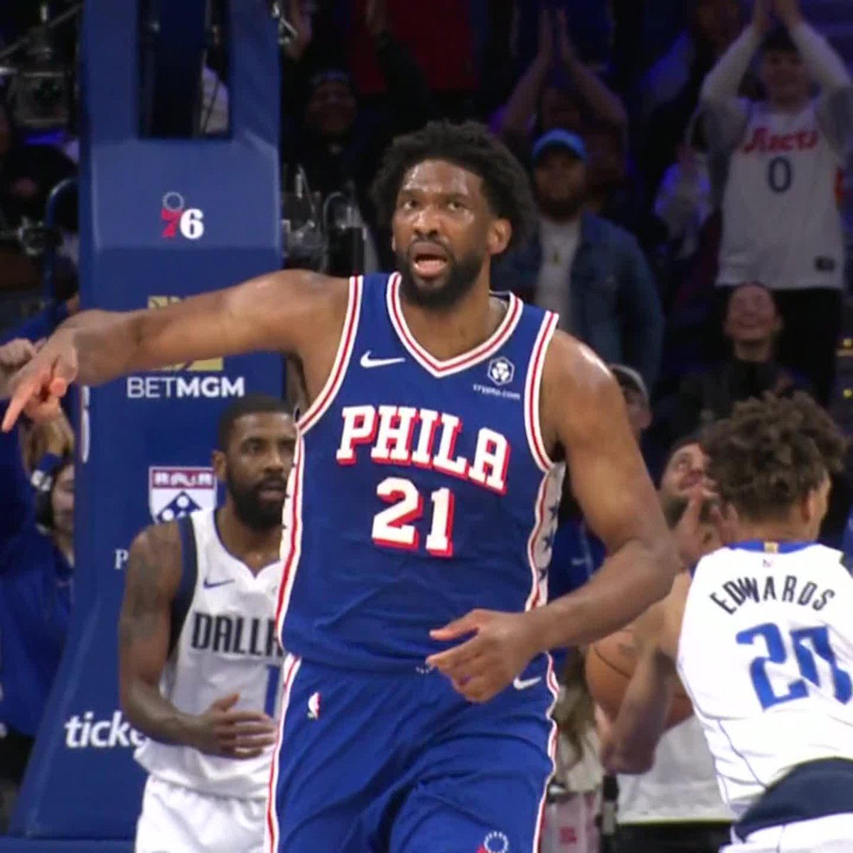 JOEL EMBIID WINS IT FOR THE 76ERS IN HIS FIRST GAME BACK IN OVER A MONTH 🔥