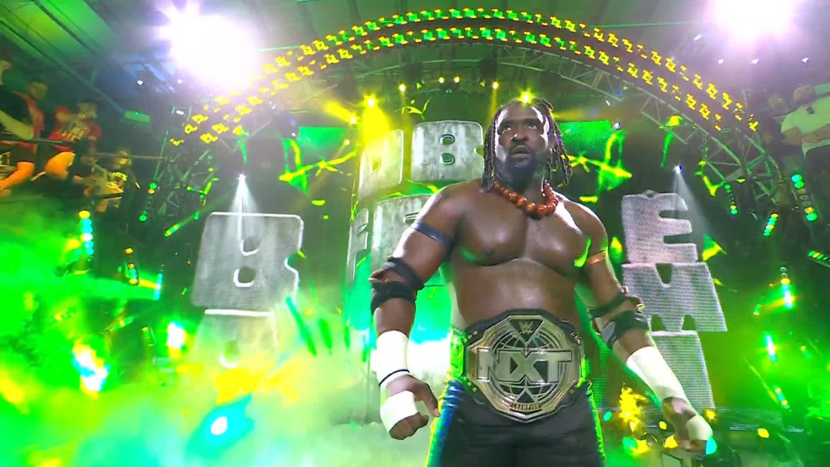 .Oba Femi wwe does things on his time 😳 #WWENXT