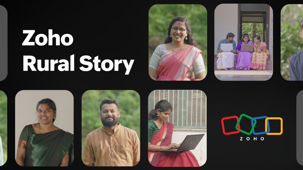 Could the next wave of tech innovation come from small towns instead of skyscrapers? We believe so. 😇 At Zoho, rural talent isn’t just thriving—it’s shaping the future of enterprise software. ✨
