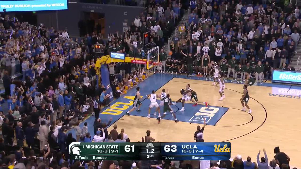 UCLA TAKES DOWN NO. 9 MICHIGAN STATE 💥 #B1GMBBall x UCLA Men’s Basketball