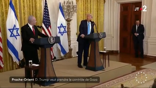 🔴 Donald Trump affirme que « Les Etats-Unis vont prendre le contrôle de la bande de Gaza » et déclare vouloir en faire « la Côte d’Azur du Moyen-Orient ». #Telematin