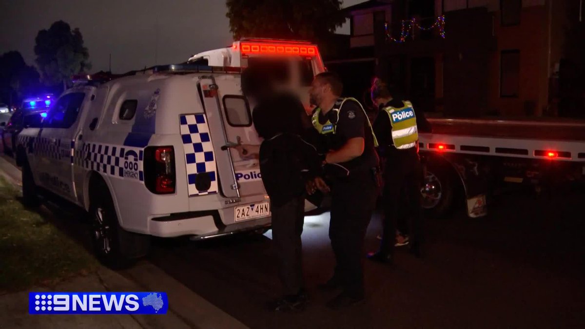 Seven teenagers in an allegedly stolen car have slammed into a tree, after a wild joyride through Melbourne's west. It’s now been revealed that five of the teens were already on bail. Lana Murphy #9News