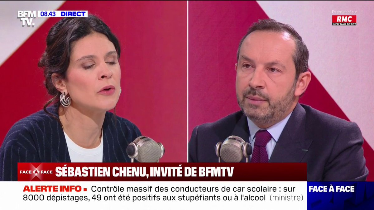 Immigration: "Il y a zéro maîtrise, on bat tous les records", affirme Sébastien Chenu (RN)