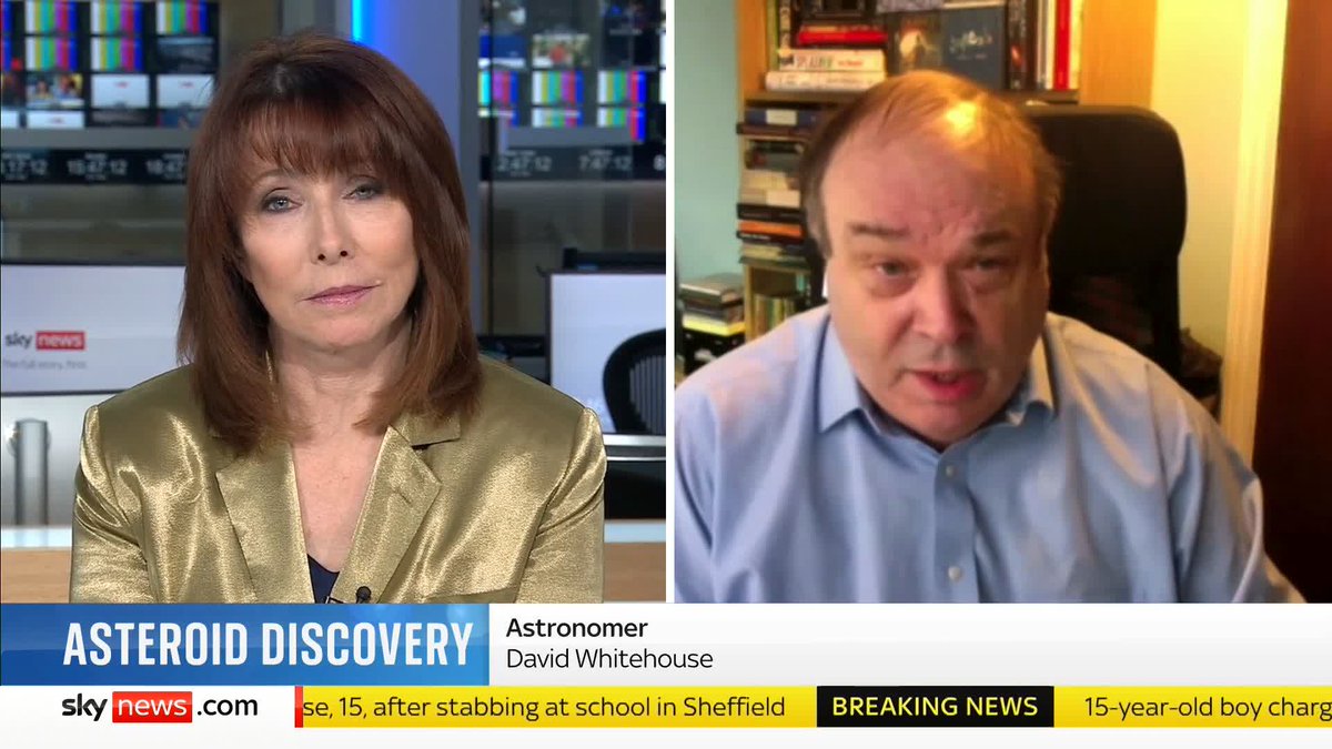 "We have to keep a close eye on this object because it could turn out to be the most dangerous thing in space." Astronomer Dr David Whitehouse talks to Kay Burley about an asteroid that scientists fear could hit Earth in 2032. 📺 Sky 501 and YouTube