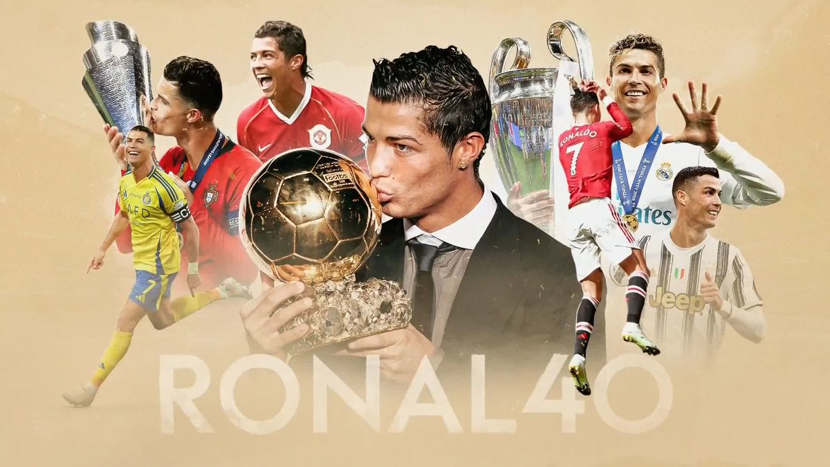 How does Cristiano Ronaldo's 40th birthday milestone compare with other sporting veterans? 🎉 🤔