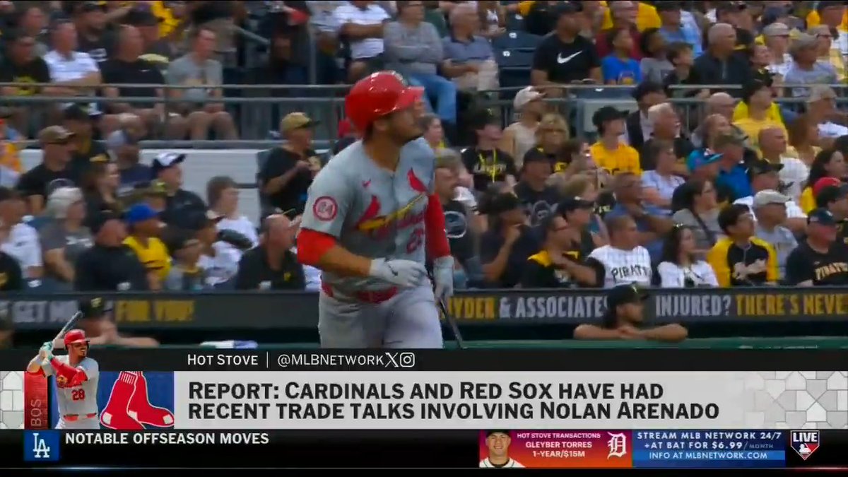 "It's really something to dream on if you're a Boston Red Sox fan." #MLBNHotStove reacts to reports that the Cardinals and Red Sox have had recent trade talks surrounding Nolan Arenado.