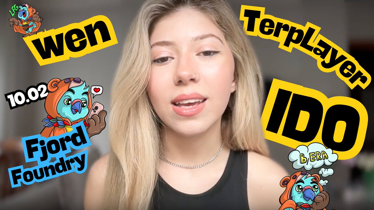 🎉 $TERP IDO on Fjord Foundry, February 10th! 🎉 All the details in the video! 💖