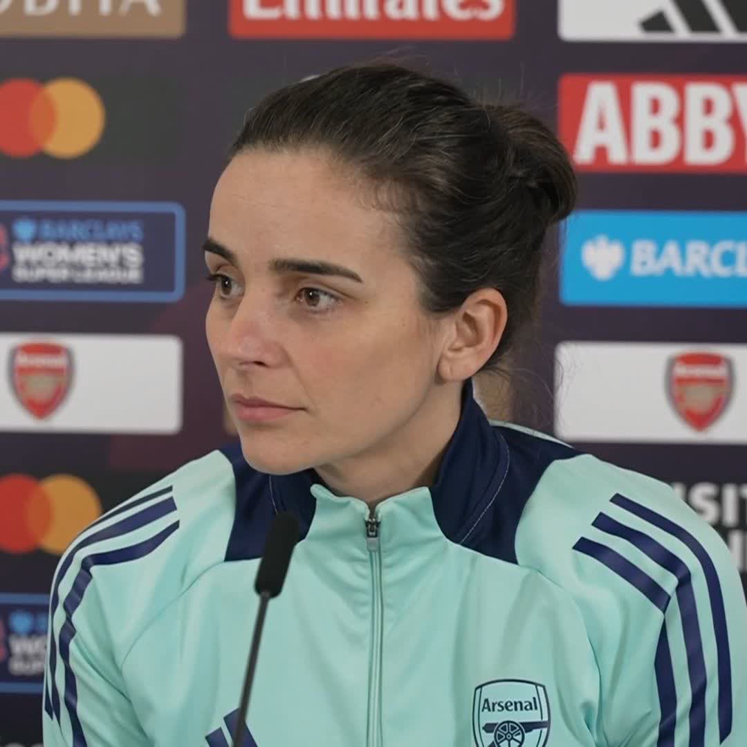 "We're humble, but also confident" Renee Slegers says Arsenal is prepared to face Man City again in the League Cup after their big win at the weekend 😤