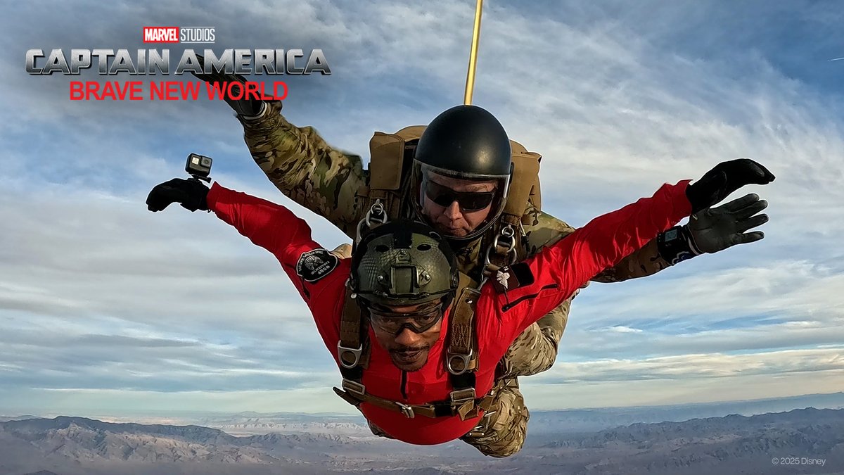 Sam Wilson returns to his 58th Rescue Squadron for one more jump. Watch as Captain America, Anthony Mackie, joined Pararescuemen at Nellis Air Force Base as they jumped out of an Air Force HC-130J Combat King II.