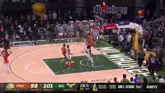 Khris Middleton in game 4 of the 2021 NBA Finals: 40 PTS 6 REB 4 AST 2 STL Stepped up huge with the Bucks facing a 3-1 deficit. Absolutely crucial to them winning the championship.
