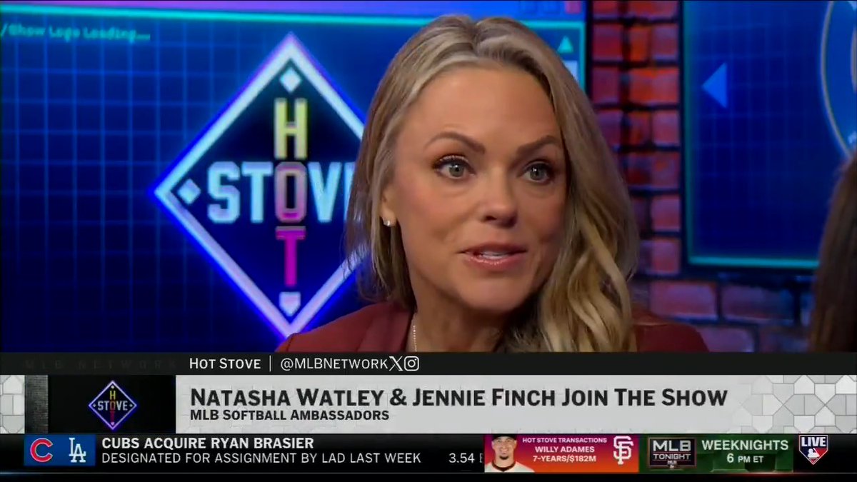 Happy #NGWSD! MLB Ambassadors Natasha Watley OLY and Jennie Finch joined us in studio today to discuss the growth amongst girls and women across the baseball and softball diamonds! MLBDevelops | Play Ball | Lauren Shehadi