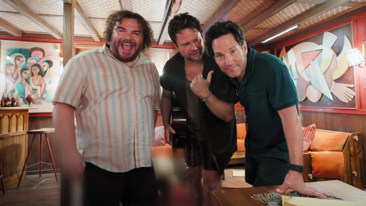 First behind the scenes look at ‘ANACONDA’ movie, starring Jack Black, Paul Rudd and Steve Zahn. The film follows a group of friends who go to the rainforest and remake their favorite movie from their youth, ‘Anaconda’. In theaters on December 25.