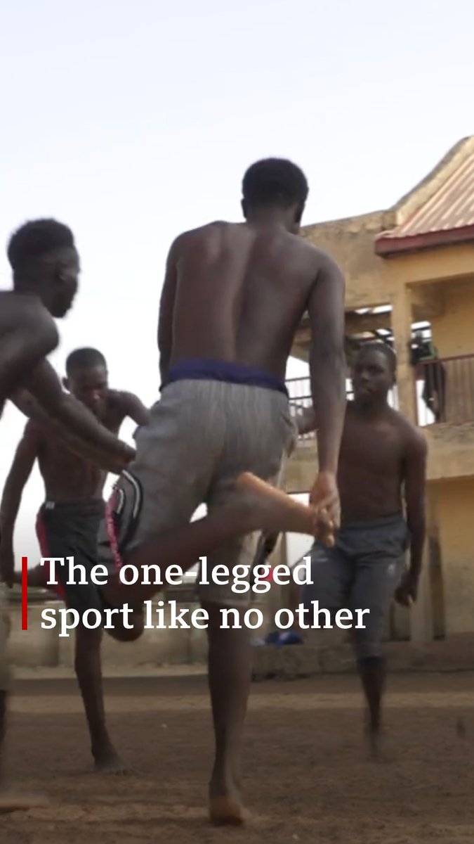 Langa is a unique sport where players must balance on one leg while attempting to outmaneuver their opponents. They score points by touching them, all while ensuring they do not place their second foot on the ground.