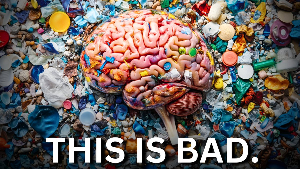 NEW STUDY: alarming levels of microplastics found in human brains are rapidly increasing!