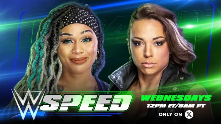 TODAY on #WWESpeed! @wwekayden and Zoey Serrano battle it out to see who will advance in the Women's No. 1 Contender's Tournament. Who will punch their ticket to the Semifinals? 👀