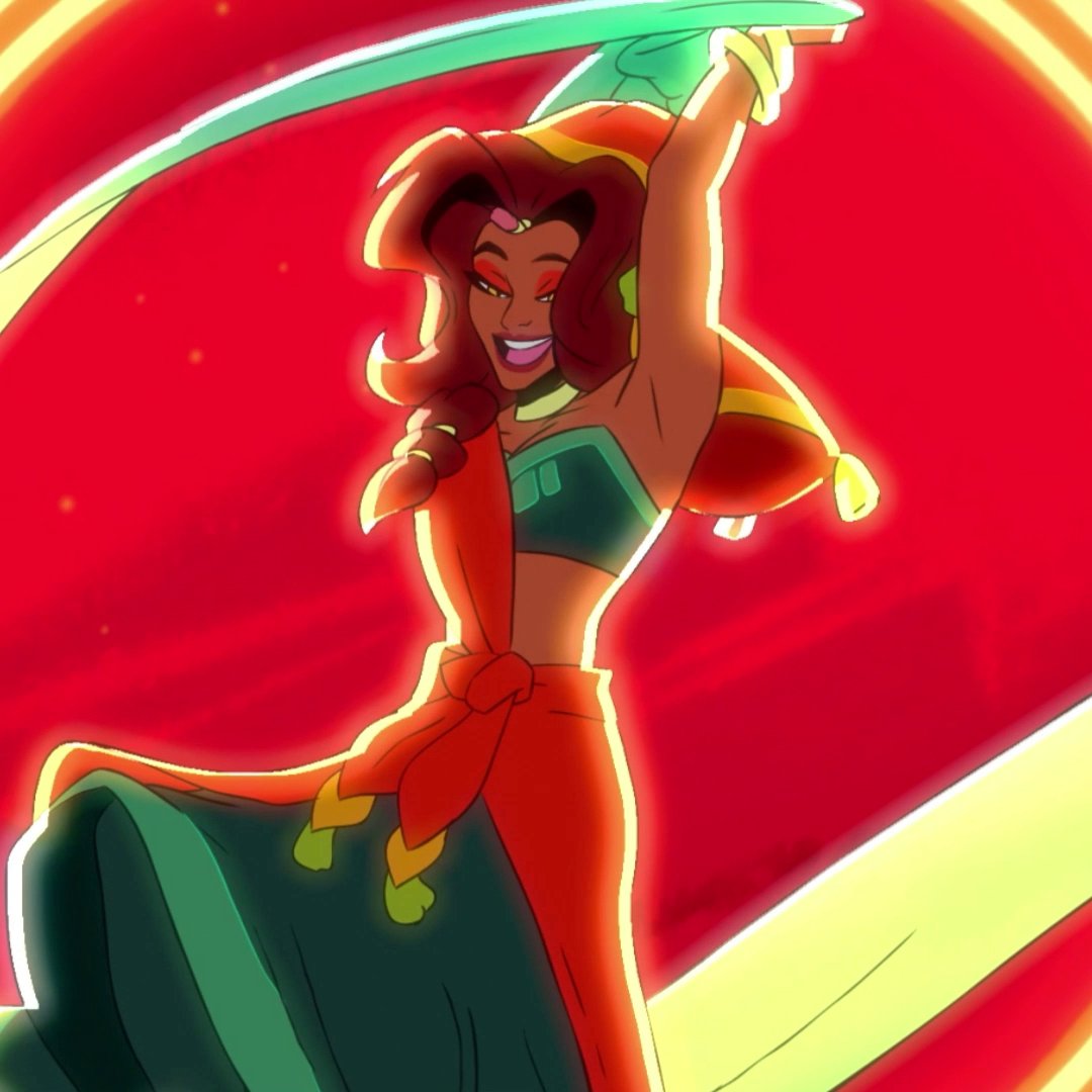 An elegant and radiant dancer, Priya, gracefully wields her Shakti Sword and brings a brand new weapon to Brawlhalla. Stay ready, the Chakram can Mode Swap between a fused single-blade and a split dual-blade ⚔️