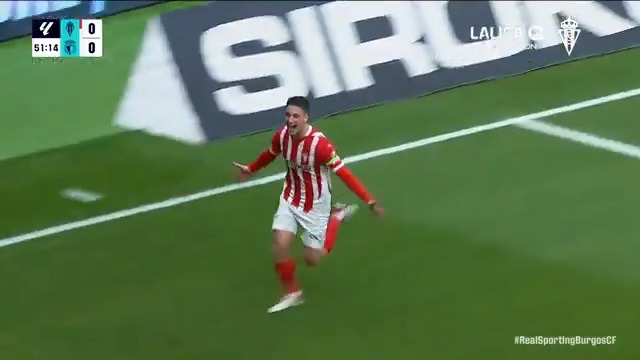 🎩 𝑀𝑎𝑟𝑎𝑠̌… para nuestro 1️⃣4️⃣. #RealSporting #LaLigaHighlights