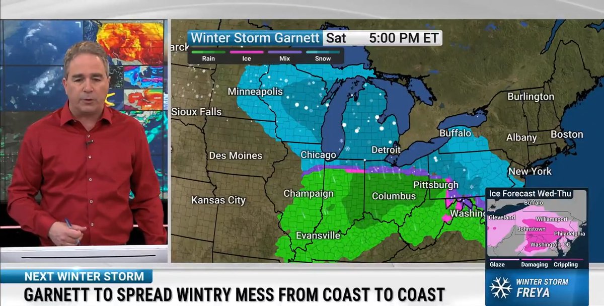 First up is Winter Storm Freya, then Winter Storm Garnett will bring another round of impacts from the Midwest to the Northeast. Here's what you need to know about this next system: