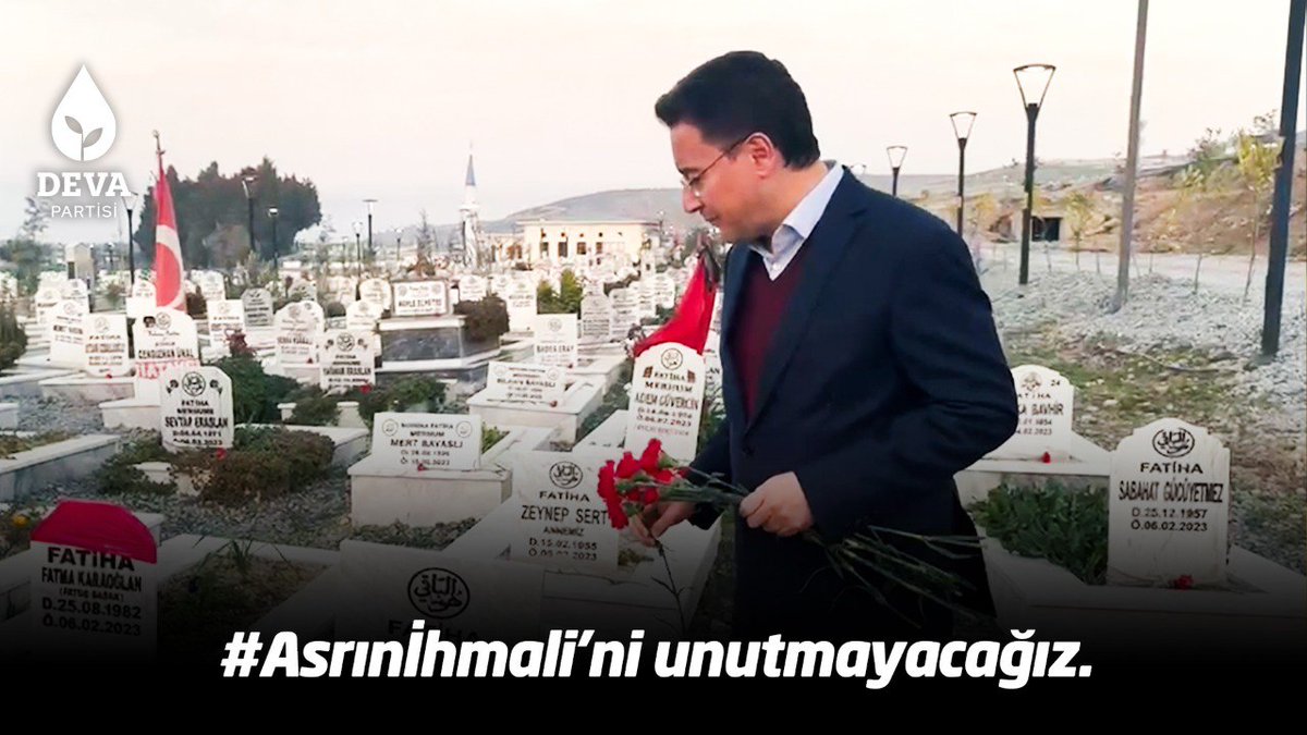 6 Şubat depremlerinde hayatını kaybeden tüm vatandaşlarımızı rahmetle anıyorum. #Asrınİhmali’ni unutmayacağız.