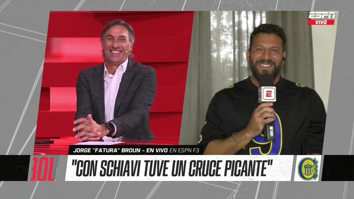 Fatura Broun y una imperdible anécdota con Baldassi y el Flaco Schiavi en un Clásico de Rosario 🤣. 📺 #DisneyPlus | #ESPNF3