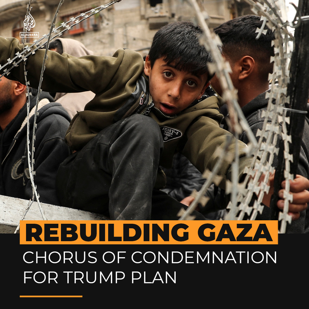 Both allies and adversaries of the US are saying Trump’s plan to forcibly displace Palestinians from Gaza is not acceptable.