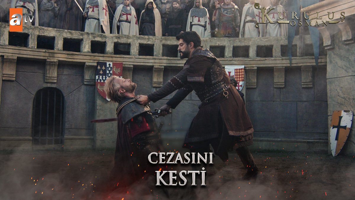 Cezasını kesti! Osman Bey, Lucas'ın kellesini aldı. #KuruluşOsman atv