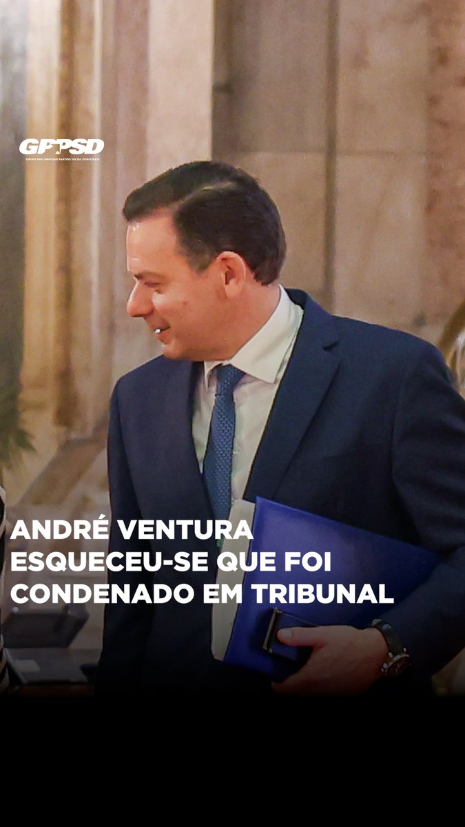 André Ventura esqueceu-se que foi condenado em Tribunal.