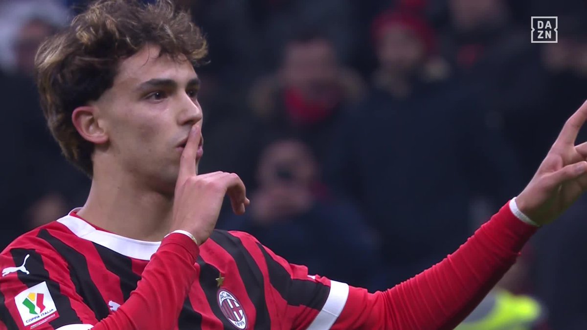 Minuto 59: João Félix debuta con el Milan 💥 Minuto 72: Gol de Joao Félix que se marca un Stephen Curry 😴 ¡Se le cae la clase de los bolsillos! ✨ #CoppaItaliaEnDAZN 🏆