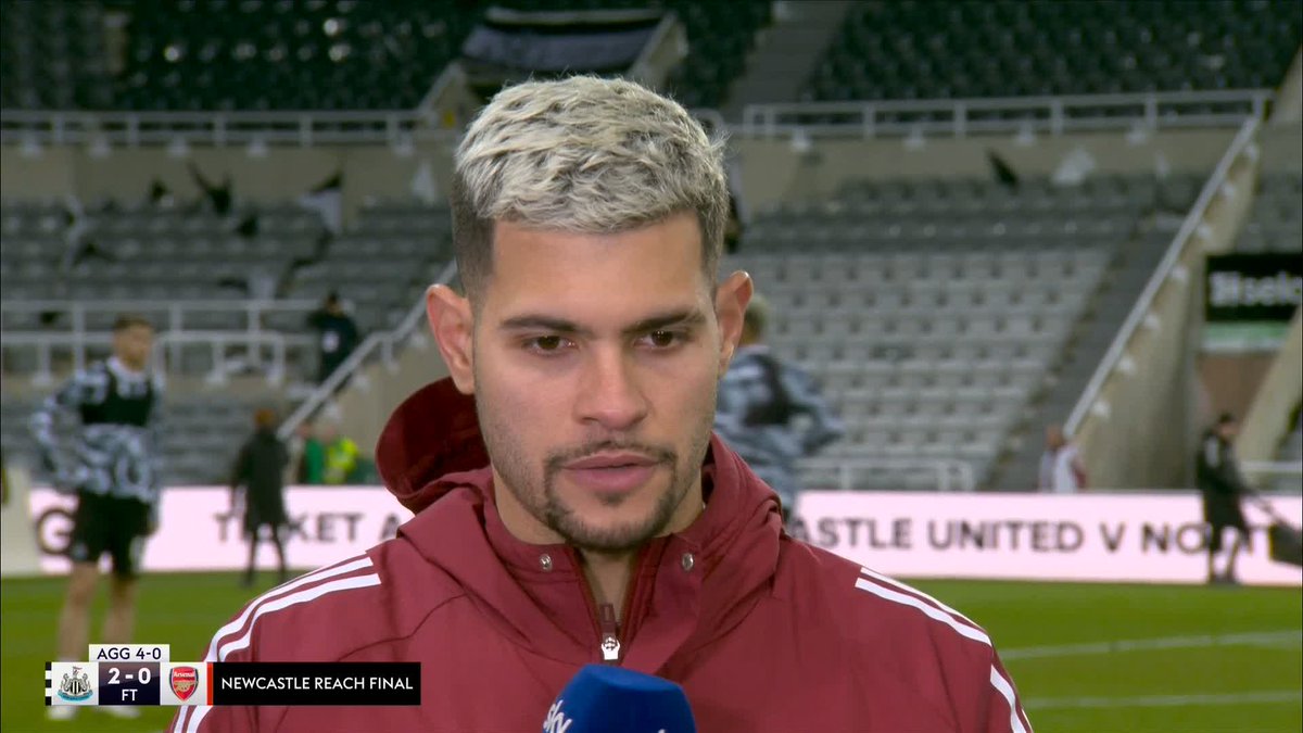"Since when I joined the club, my goal was to put my name in the club's history" ✨ Bruno Guimarães says it would be a dream to lift a trophy with Newcastle 🏆