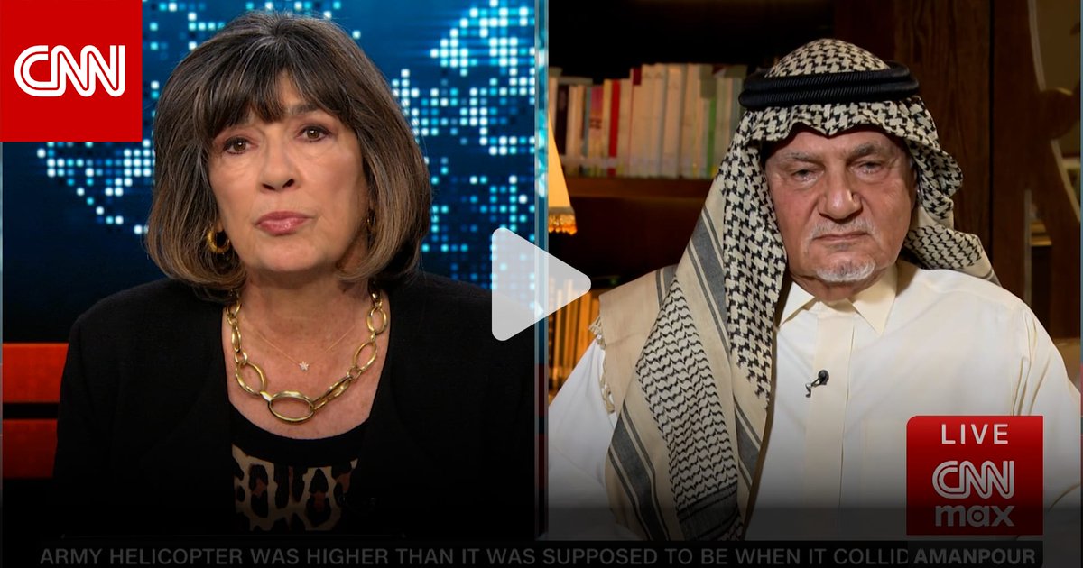 "لن أقول تعليقا غير محترم".. تركي الفيصل يتحدث لـCNN عن خطة ترامب بشأن غزة