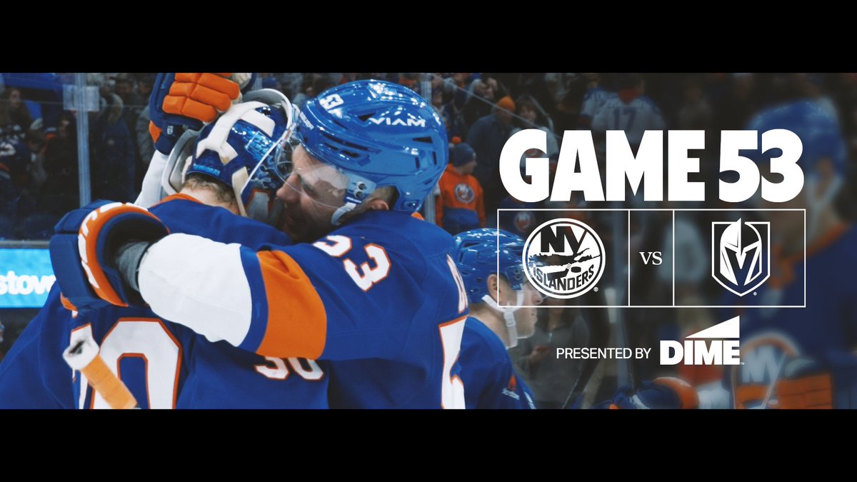 Got the win in Game 53! ⬇️ #Isles | Dime Community Bank